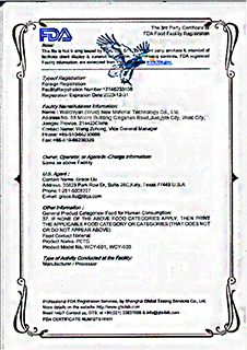 FDA certification